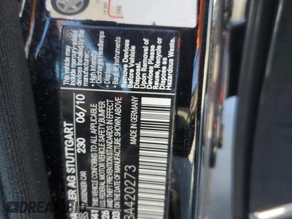 2011 Mercedes-Benz C 300 Sport with VIN WDDGF5EB8BA420273, listed as a Copart auction lot 46604535 with 155,943 mi miles and Salvage Title. Bid and sale history available at DreamBid. Image 12.