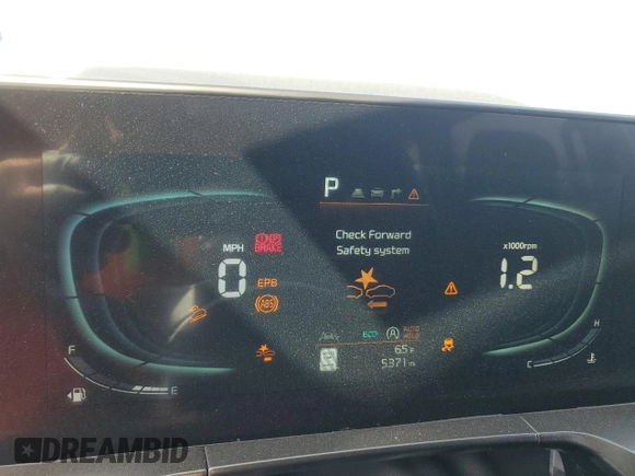 2025 Kia Telluride S z VIN 5XYP6DGC3SG577316, wystawiony jako Copart lot #55339495 z przebiegiem 5371 mil mil oraz Szkody całkowita. Historia ofert i sprzedaży dostępna na DreamBid. Obrazek 9.