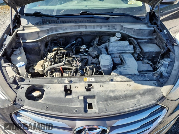 2018 Hyundai Santa Fe 2.4L with VIN 5XYZTDLB5JG555606, listed as a Copart auction lot 64206545 with 104,596 mi miles and Clean title. Bid and sale history available at DreamBid. Image 12.