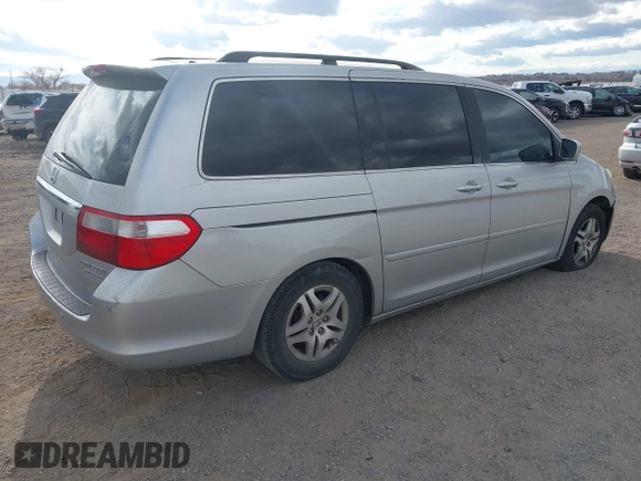2005 Honda Odyssey TOURING with VIN 5FNRL38855B035443, listed as a IAAI auction lot 41748539 with 1 mi miles. Bid and sale history available at carsss.com. Image 4.