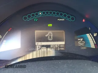2017 Nissan LEAF SL with VIN 1N4BZ0CP4HC304763, listed as a Copart auction lot 73231214 with 80,287 mi miles and Salvage Title. Bid and sale history available at carsss.com. Image 9.