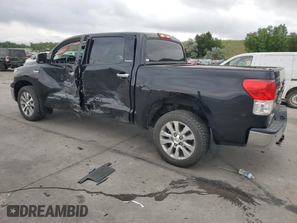 2013 Toyota Tundra Limited with VIN 5TFHW5F18DX288927, listed as a Copart auction lot 61373495 with 141,642 mi miles and Salvage title. Bid and sale history available at DreamBid. Image 2.