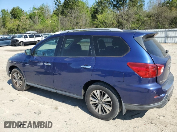 2017 Nissan Pathfinder S with VIN 5N1DR2MM3HC631167, listed as a Copart auction lot 53037815 with 163,958 mi miles and Salvage title. Bid and sale history available at DreamBid. Image 2.