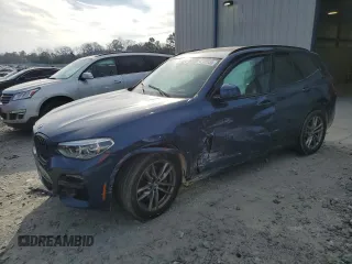 2021 BMW X3 M40i with VIN 5UXTY9C04M9F93175, listed as a Copart auction lot 47108755 with 78,010 mi miles and Salvage Title. Bid and sale history available at carsss.com. Image 1.