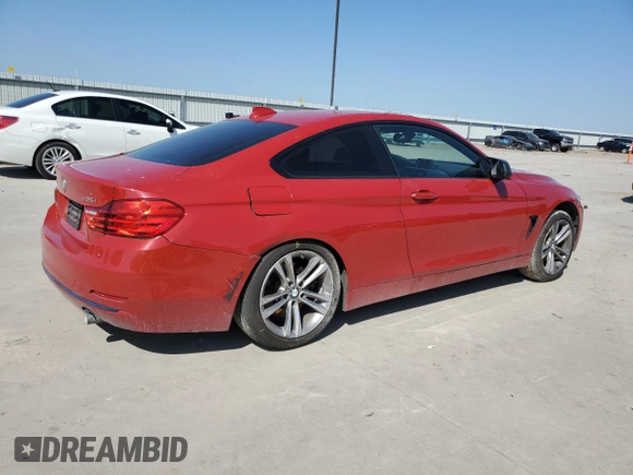 2015 BMW 4 Series 435i xDrive with VIN WBA3R5C51FK372318, listed as a Copart auction lot 52177785 with 74,961 mi miles and Salvage title. Bid and sale history available at DreamBid. Image 3.