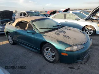1999 Mitsubishi Eclipse GS with VIN 4A3AX35G2XE134039, listed as a Copart auction lot 76186224 with 0 mi miles and Salvage Title. Bid and sale history available at carsss.com. Image 4.
