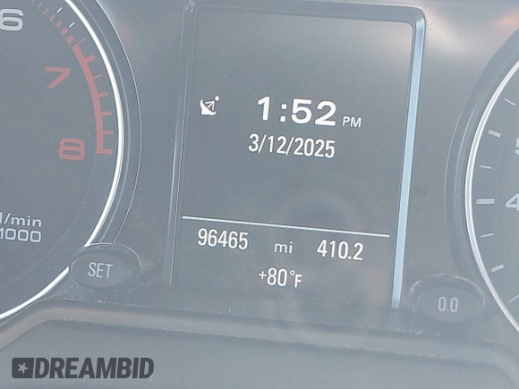 2015 Audi Q5 Premium Plus with VIN WA1LFAFP7FA103337, listed as a IAAI auction lot 41781390 with 96,465 mi miles and . Bid and sale history available at DreamBid. Image 14.