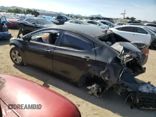 2013 Hyundai Elantra Limited with VIN 5NPDH4AE0DH173134, listed as a Copart auction lot 55159565 with 176,013 mi miles and Salvage Title. Bid and sale history available at DreamBid. Image 2.