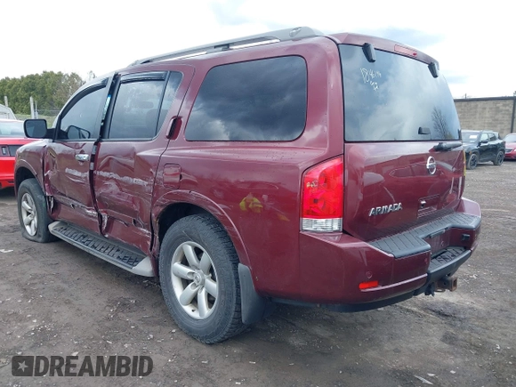 2012 Nissan Armada Platinum z VIN 5N1AA0NC6CN614073, wystawiony jako IAAI lot #42019225 z przebiegiem 207 087 mil mil oraz . Historia ofert i sprzedaży dostępna na DreamBid. Obrazek 3.