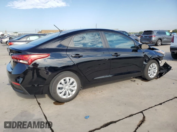 2022 Hyundai Accent SEL with VIN 3KPC24A61NE182565, listed as a Copart auction lot 67732004 with 26,799 mi miles and Salvage Title. Bid and sale history available at DreamBid. Image 3.