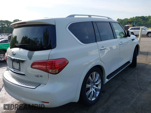 2012 Infiniti QX56 7-passenger z VIN JN8AZ2NE7C9023063, wystawiony jako IAAI lot #42145130 z przebiegiem 149 172 mil mil oraz . Historia ofert i sprzedaży dostępna na DreamBid. Obrazek 4.