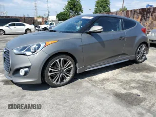 2016 Hyundai Veloster Turbo with VIN KMHTC6AE7GU267913, listed as a Copart auction lot 68070083 with 105,863 mi miles. Bid and sale history available at carsss.com. Image 1.