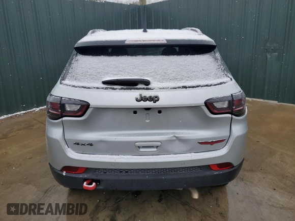 2025 Jeep Compass Trailhawk с VIN 3C4NJDDN4ST508770, выставлен на аукционе Copart как лот 41858495 с пробегом 10 591 миль миль и Чистый • Clean title. История ставок и продаж доступна на DreamBid. Изображение 6.