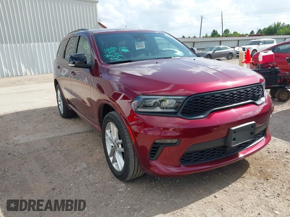 2023 Dodge Durango GT with VIN 1C4RDJDG7PC626520, listed as a IAAI auction lot 42549998 with 63,010 mi miles and . Bid and sale history available at DreamBid. Image 1.