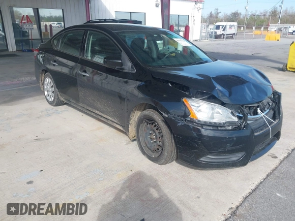 2015 Nissan Sentra SV with VIN 3N1AB7AP0FY261648, listed as a IAAI auction lot 41761168 with 68,329 mi miles and . Bid and sale history available at DreamBid. Image 1.