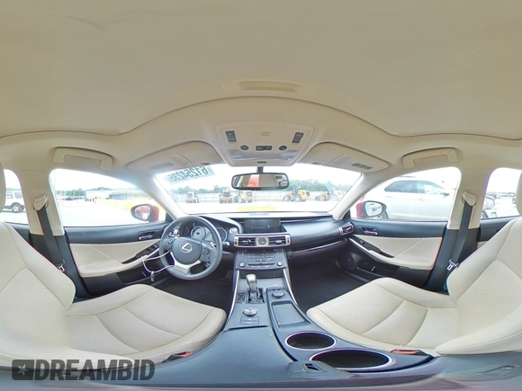 2015 Lexus IS 250 with VIN JTHBF1D25F5055742, listed as a Copart auction lot 61254235 with 102,971 mi miles and Salvage title. Bid and sale history available at DreamBid. Image 14.