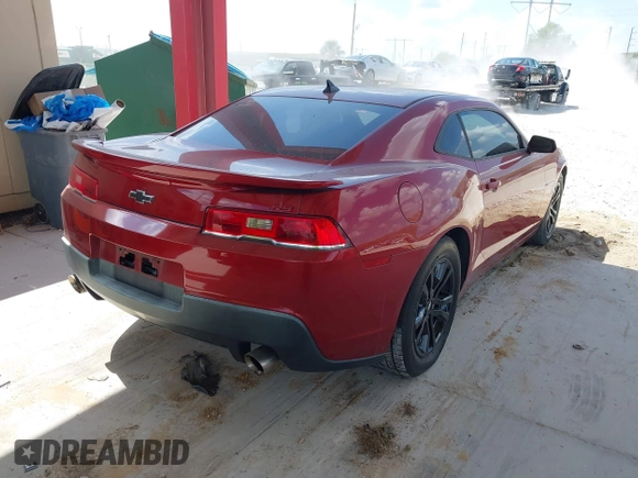 2014 Chevrolet Camaro LS z VIN 2G1FA1E32E9147104, wystawiony jako IAAI lot #42324064 z przebiegiem 70 585 mil mil oraz . Historia ofert i sprzedaży dostępna na DreamBid. Obrazek 4.
