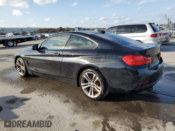 2015 BMW 4 Series 435i with VIN WBA3R1C50FK193552, listed as a Copart auction lot 86738244 with 105,887 mi miles and Salvage Title. Bid and sale history available at DreamBid. Image 2.