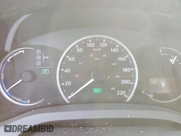 2013 Lexus CT 200h z VIN JTHKD5BH7D2125213, wystawiony jako Copart lot #49122645 z przebiegiem 166 743 mil mil oraz Szkody całkowita. Historia ofert i sprzedaży dostępna na DreamBid. Obrazek 9.