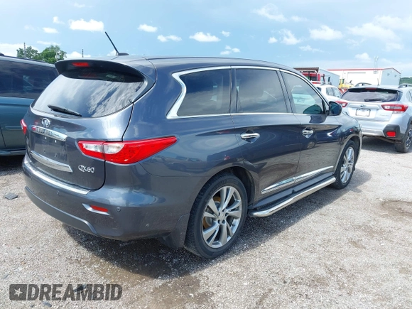 2014 Infiniti QX60 с VIN 5N1AL0MM2EC519223, выставлен на аукционе IAAI как лот 42629991 с пробегом 105 629 миль миль и . История ставок и продаж доступна на DreamBid. Изображение 4.