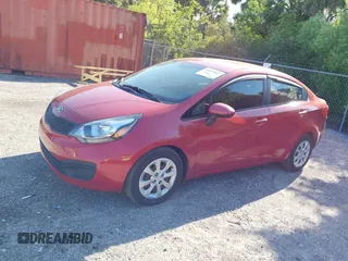 2014 Kia Rio LX with VIN KNADM4A35E6327324, listed as a IAAI auction lot 41893805 with 129,330 mi miles. Bid and sale history available at carsss.com. Image 14.