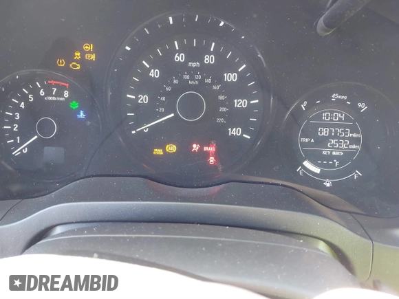 2017 Honda HR-V EX with VIN 3CZRU5H53HM721957, listed as a IAAI auction lot 41753224 with 87,753 mi miles. Bid and sale history available at carsss.com. Image 7.