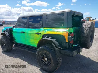 2023 Ford Bronco Raptor with VIN 1FMEE5JR8PLC06060, listed as a IAAI auction lot 41936950 with 13,623 mi miles and . Bid and sale history available at DreamBid. Image 3.