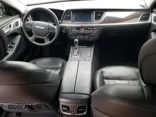 2017 Genesis G80 3.8L with VIN KMHGN4JE4HU172064, listed as a Copart auction lot 81132543 with 126,750 mi miles and Salvage Title. Bid and sale history available at carsss.com. Image 8.