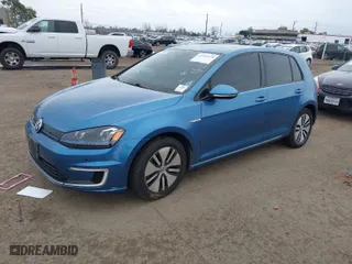 2015 Volkswagen e-Golf SEL Premium with VIN WVWPP7AU0FW906966, listed as a IAAI auction lot 41743128 with 75,619 mi miles. Bid and sale history available at carsss.com. Image 2.