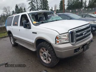 2005 Ford Excursion Eddie Bauer with VIN 1FMSU45P35EA23112, listed as a IAAI auction lot 41173557 with Not Provided miles and . Bid and sale history available at DreamBid. Image 1.