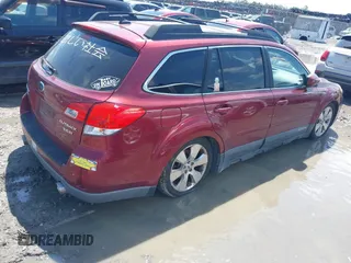 2012 Subaru Outback 3.6R Limited with VIN 4S4BRDKC4C2269474, listed as a IAAI auction lot 41998998 with 170,389 mi miles. Bid and sale history available at carsss.com. Image 4.