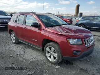 2017 Jeep Compass Sport with VIN 1C4NJCBB9HD170901, listed as a Copart auction lot 45993205 with 137,995 mi miles and Salvage Title. Bid and sale history available at carsss.com. Image 4.