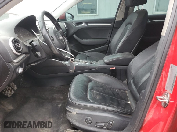 2015 Audi A3 1.8T Premium Plus with VIN WAUCCGFF1F1079610, listed as a Copart auction lot 47534325 with 154,489 mi miles and Salvage Title. Bid and sale history available at carsss.com. Image 7.