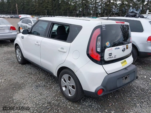 2016 Kia Soul with VIN KNDJN2A20G7343300, listed as a IAAI auction lot 41827212 with NaN miles. Bid and sale history available at carsss.com. Image 3.