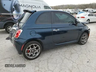 2013 FIAT 500 Sport with VIN 3C3CFFBRXDT544786, listed as a Copart auction lot 50121905 with 109,455 mi miles and Salvage Title. Bid and sale history available at carsss.com. Image 3.