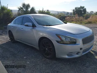 2012 Nissan Maxima 3.5 SV with VIN 1N4AA5AP5CC865162, listed as a IAAI auction lot 41030635 with 69 mi miles. Bid and sale history available at carsss.com. Image 1.