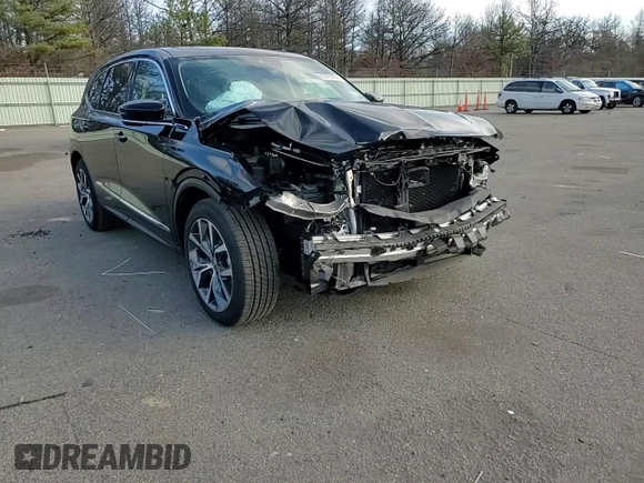 2022 Acura MDX w/Technology Package with VIN 5J8YE1H45NL037697, listed as a Copart auction lot 87416494 with 16,762 mi miles and Salvage Title. Bid and sale history available at carsss.com. Image 12.