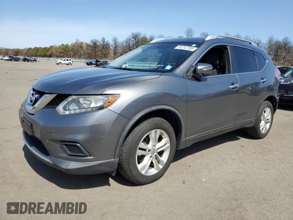 2015 Nissan Rogue S with VIN KNMAT2MVXFP519019, listed as a Copart auction lot 51212755 with 144,751 mi miles and Salvage Title. Bid and sale history available at carsss.com. Image 1.