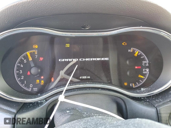 2019 Jeep Grand Cherokee Limited X with VIN 1C4RJFBT6KC564610, listed as a Copart auction lot 78211764 with 41,505 mi miles and Salvage title. Bid and sale history available at DreamBid. Image 9.