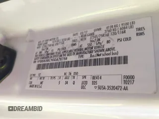 2012 Ford Econoline Passenger XL с VIN 1FBSS3BL1CDA76758, выставлен на аукционе IAAI как лот 41648496 с пробегом 278 048 миль миль и . История ставок и продаж доступна на DreamBid. Изображение 9.