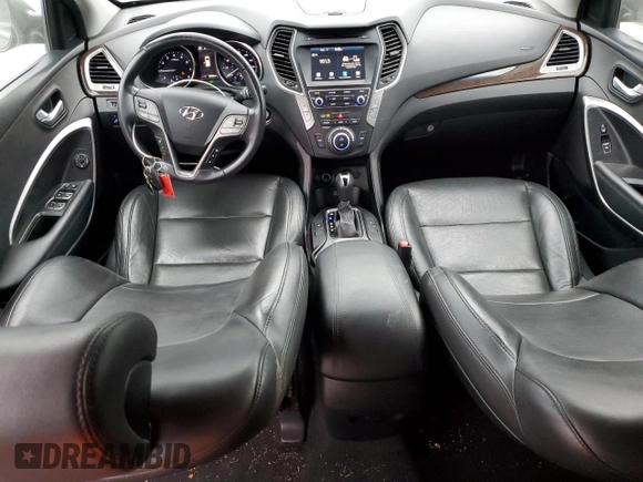 2017 Hyundai Santa Fe Sport 2.0T with VIN 5XYZU3LA4HG380905, listed as a Copart auction lot 78674694 with 93,434 mi miles and Salvage Title. Bid and sale history available at carsss.com. Image 8.