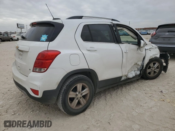 2017 Chevrolet Trax LT with VIN 3GNCJLSB1HL142776, listed as a Copart auction lot 43026035 with 106,049 mi miles and Salvage Title. Bid and sale history available at carsss.com. Image 3.