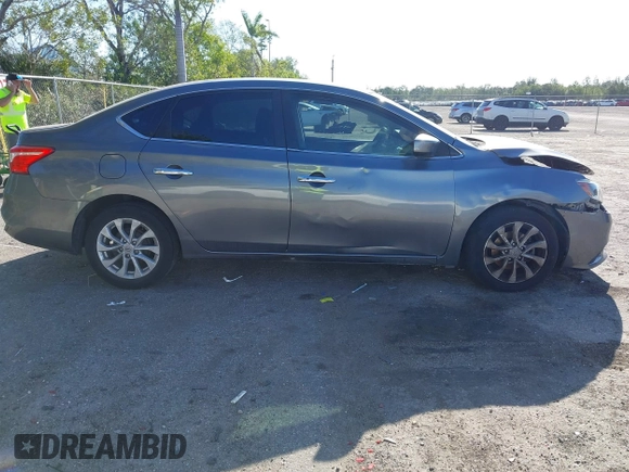2019 Nissan Sentra SV with VIN 3N1AB7AP2KY445046, listed as a IAAI auction lot 41772474 with 109,105 mi miles and . Bid and sale history available at DreamBid. Image 14.