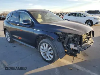 2019 Infiniti QX50 Pure with VIN 3PCAJ5M30KF111736, listed as a Copart auction lot 42020125 with 34,320 mi miles and Clean title. Bid and sale history available at DreamBid. Image 4.