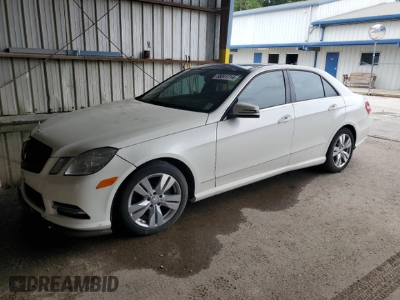 2013 Mercedes-Benz E 350 Luxury with VIN WDDHF2EB6DA738057, listed as a Copart auction lot 48225355 with 136,259 mi miles and Clean title. Bid and sale history available at DreamBid. Image 1.
