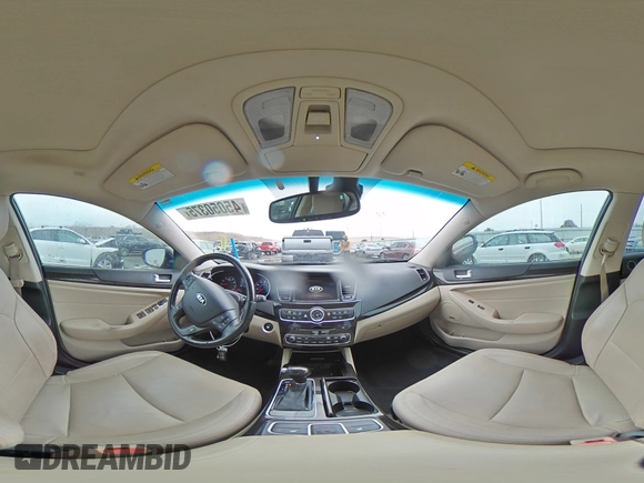 2015 Kia Cadenza Premium with VIN KNALN4D78F5168684, listed as a Copart auction lot 45050375 with 94,883 mi miles and Salvage Title. Bid and sale history available at carsss.com. Image 14.