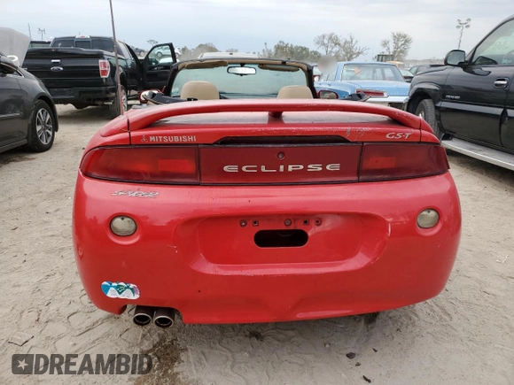 1997 Mitsubishi Eclipse GS-T with VIN 4A3AX55F9VE086183, listed as a Copart auction lot 75944644 with Not Provided miles and Salvage Title. Bid and sale history available at carsss.com. Image 6.