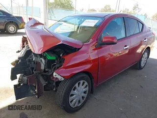 2014 Nissan Versa SV with VIN 3N1CN7AP5EL871556, listed as a IAAI auction lot 42022208 with 1 mi miles. Bid and sale history available at carsss.com. Image 2.