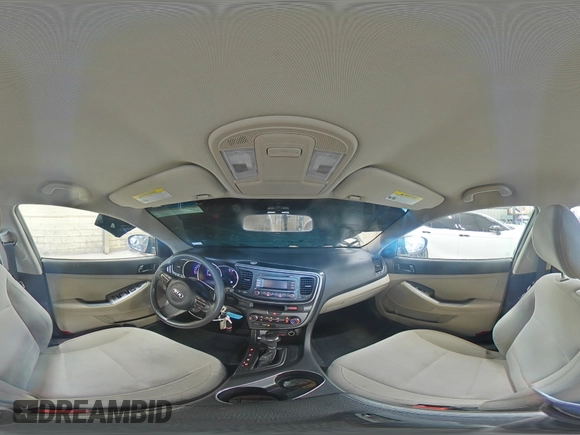 2015 Kia Optima LX with VIN 5XXGM4A76FG398425, listed as a Copart auction lot 62223455 with 136,399 mi miles and Salvage title. Bid and sale history available at DreamBid. Image 14.