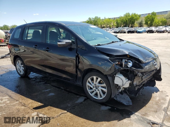2013 Mazda 5 Sport z VIN JM1CW2BL3D0155159, wystawiony jako Copart lot #57867465 z przebiegiem 145 555 mil mil oraz Szkoda całkowita • Salvage title. Historia ofert i sprzedaży dostępna na DreamBid. Obrazek 4.